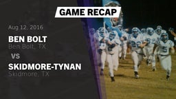 Recap: Ben Bolt  vs. Skidmore-Tynan  2016