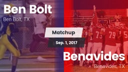 Matchup: Ben Bolt  vs. Benavides  2017