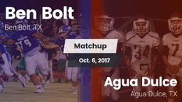 Matchup: Ben Bolt  vs. Agua Dulce  2017