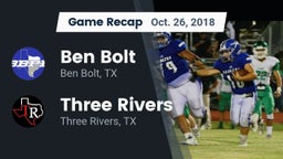 Recap: Ben Bolt  vs. Three Rivers  2018