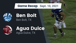 Recap: Ben Bolt  vs. Agua Dulce  2021