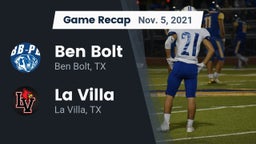 Recap: Ben Bolt  vs. La Villa  2021