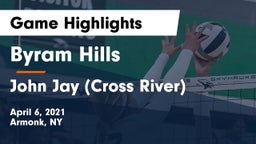 Byram Hills  vs John Jay  (Cross River) Game Highlights - April 6, 2021