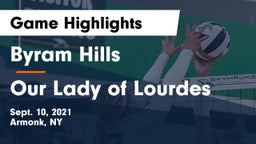 Byram Hills  vs Our Lady of Lourdes  Game Highlights - Sept. 10, 2021