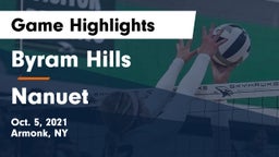 Byram Hills  vs Nanuet  Game Highlights - Oct. 5, 2021