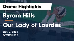 Byram Hills  vs Our Lady of Lourdes  Game Highlights - Oct. 7, 2021