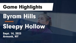 Byram Hills  vs Sleepy Hollow  Game Highlights - Sept. 14, 2023