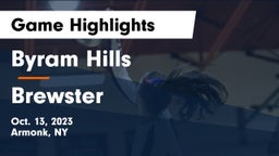 Byram Hills  vs Brewster  Game Highlights - Oct. 13, 2023