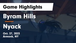 Byram Hills  vs Nyack  Game Highlights - Oct. 27, 2023