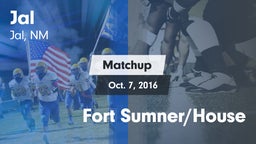 Matchup: Jal  vs. Fort Sumner/House 2016