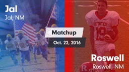 Matchup: Jal  vs. Roswell  2016