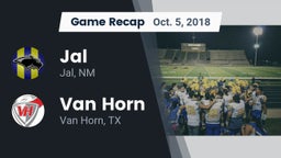 Recap: Jal  vs. Van Horn  2018