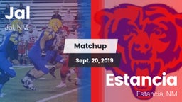 Matchup: Jal  vs. Estancia  2019