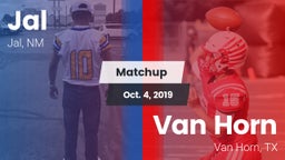 Matchup: Jal  vs. Van Horn  2019