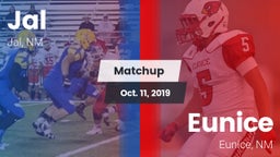 Matchup: Jal  vs. Eunice  2019