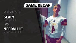 Recap: Sealy  vs. Needville  2016