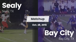 Matchup: Sealy  vs. Bay City  2016