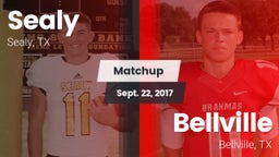 Matchup: Sealy  vs. Bellville  2017