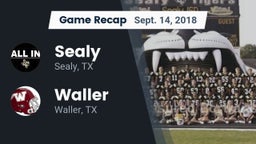Recap: Sealy  vs. Waller  2018