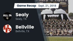 Recap: Sealy  vs. Bellville  2018