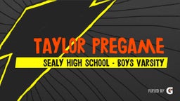 Sealy football highlights Taylor Pregame