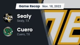 Recap: Sealy  vs. Cuero  2022