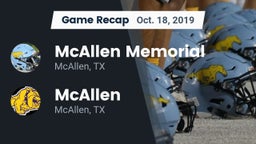 Recap: McAllen Memorial  vs. McAllen  2019