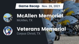 Recap: McAllen Memorial  vs. Veterans Memorial  2021