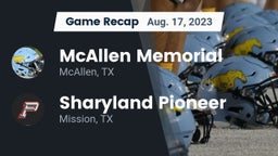 Recap: McAllen Memorial  vs. Sharyland Pioneer  2023