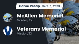 Recap: McAllen Memorial  vs. Veterans Memorial  2023