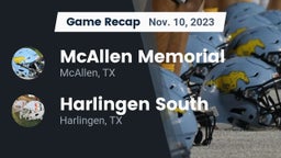 Recap: McAllen Memorial  vs. Harlingen South  2023