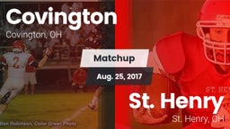 Matchup: Covington High vs. St. Henry  2017