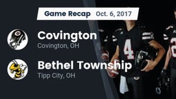 Recap: Covington  vs. Bethel Township  2017
