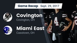 Recap: Covington  vs. Miami East  2017