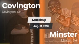 Matchup: Covington High vs. Minster  2018