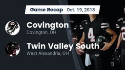Recap: Covington  vs. Twin Valley South  2018