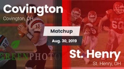 Matchup: Covington High vs. St. Henry  2019