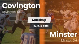 Matchup: Covington High vs. Minster  2019