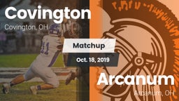 Matchup: Covington High vs. Arcanum  2019