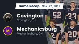Recap: Covington  vs. Mechanicsburg  2019