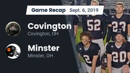 Recap: Covington  vs. Minster  2019