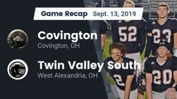 Recap: Covington  vs. Twin Valley South  2019