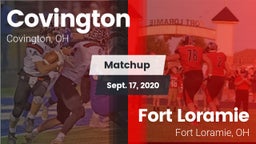 Matchup: Covington High vs. Fort Loramie  2020