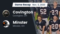 Recap: Covington  vs. Minster  2020