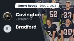 Recap: Covington  vs. Bradford   2022