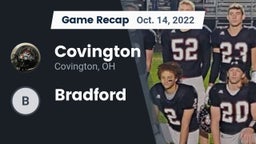 Recap: Covington  vs. Bradford  2022