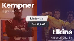 Matchup: Kempner  vs. Elkins  2019