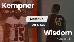 Matchup: Kempner  vs. Wisdom  2020