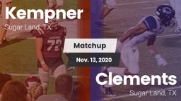 Matchup: Kempner  vs. Clements  2020