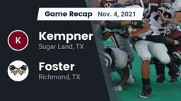 Recap: Kempner  vs. Foster  2021